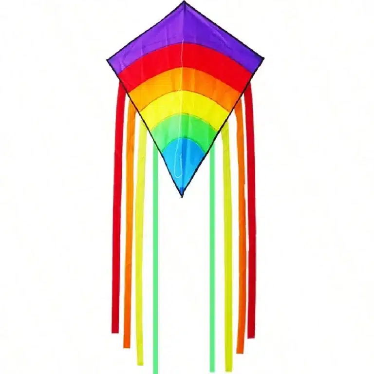 Cerf-volant diamant arc-en-ciel 4