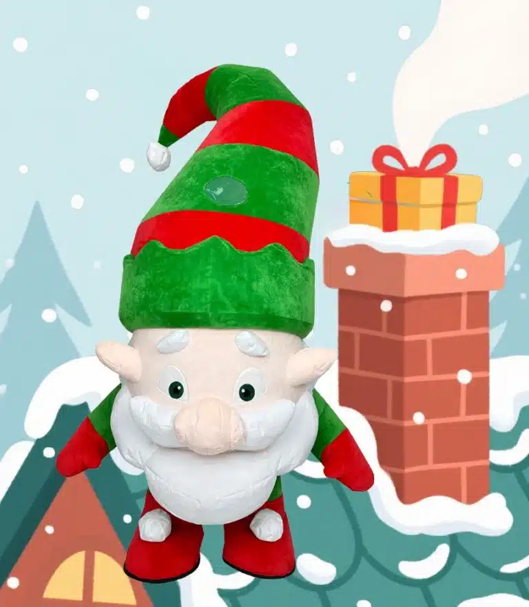 Costume gonflable Lutin de Noël 3