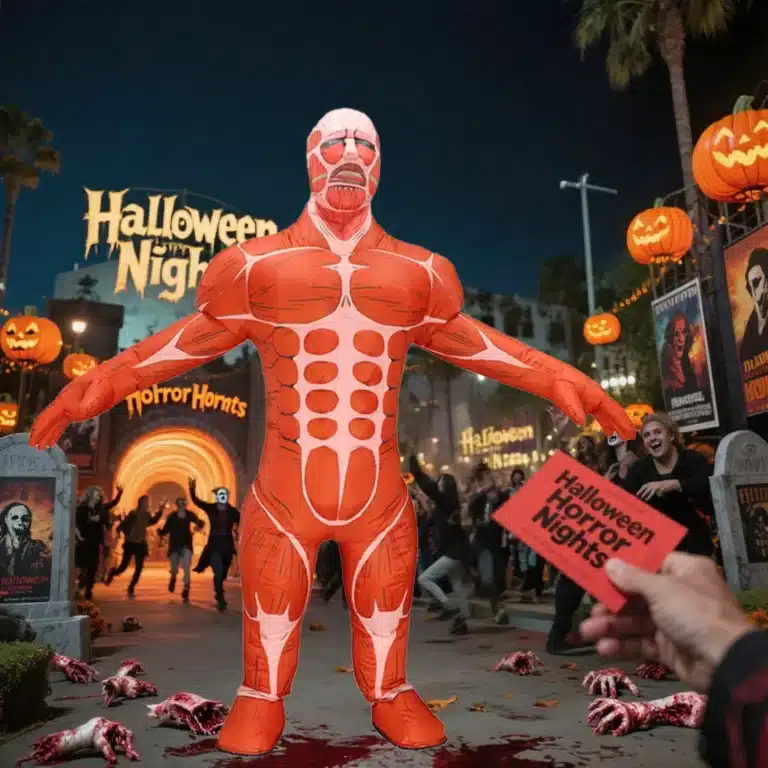 Costume gonflable corps humain 2