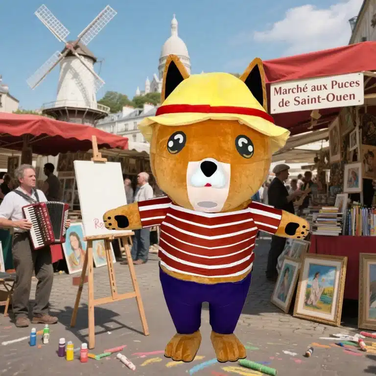 Costume gonflable chat marin 3