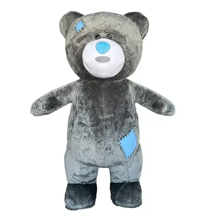 Costume gonflable ours gris 8