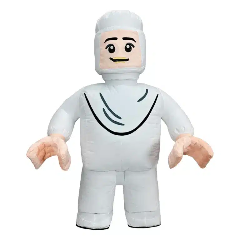 Costume gonflable Lego blanc 7