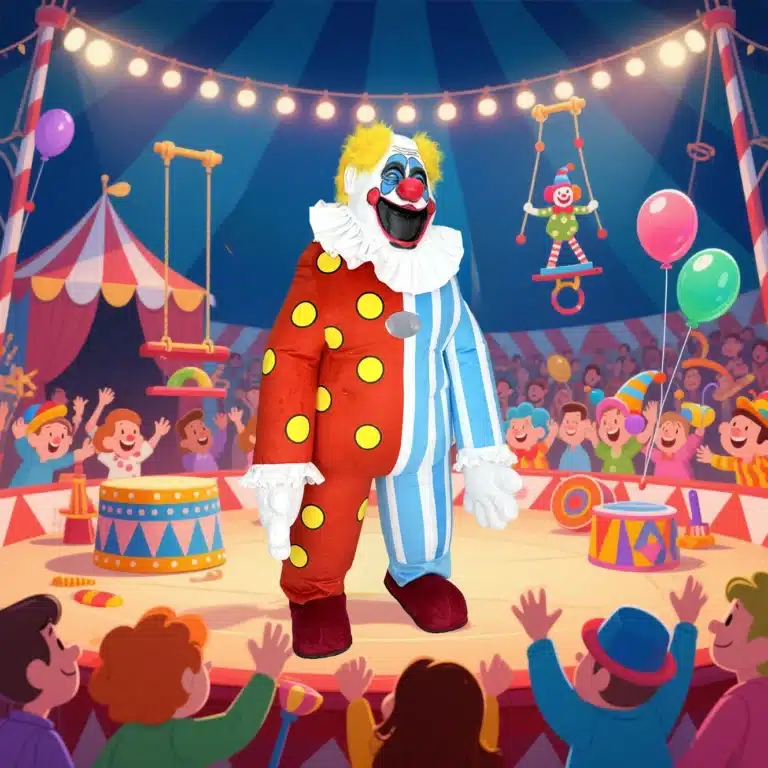 Costume gonflable clown halloween 2