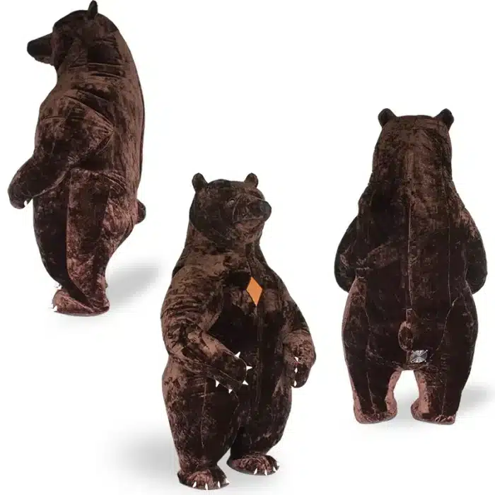 Mascotte ours brun 4