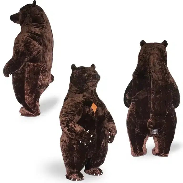 Mascotte ours brun 4