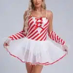 Justaucorps rayé Noël 2