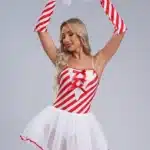 Justaucorps rayé Noël 4