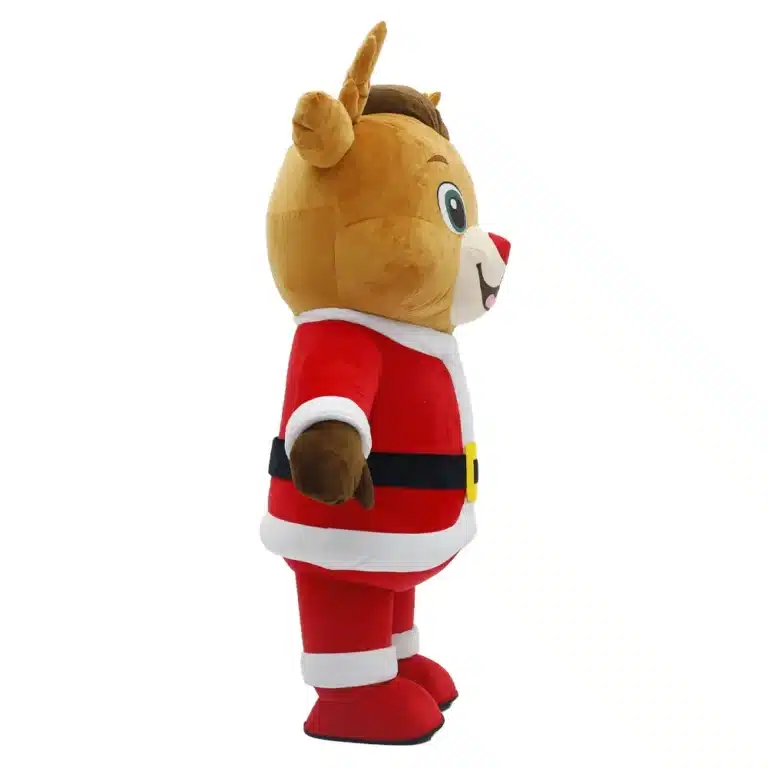 Mascotte gonflable cerf de noël 5