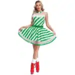 Robe rayée Noël 12