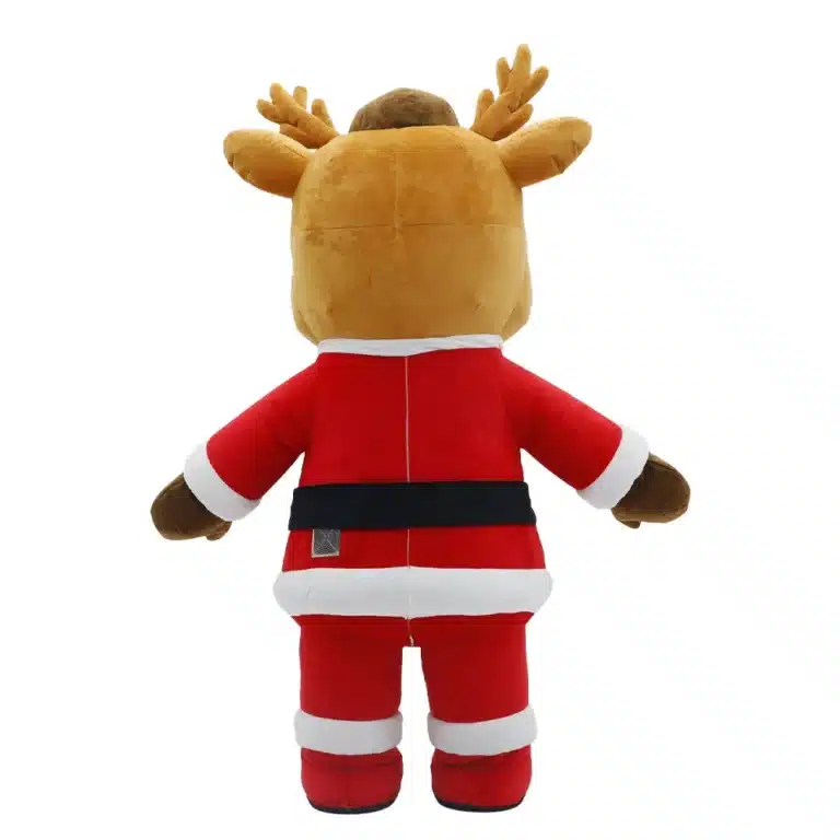 Mascotte gonflable cerf de noël 4