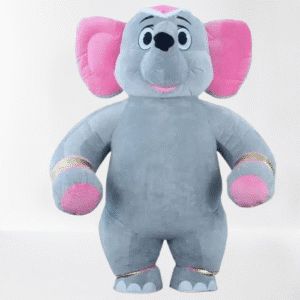 Mascotte gonflable éléphant