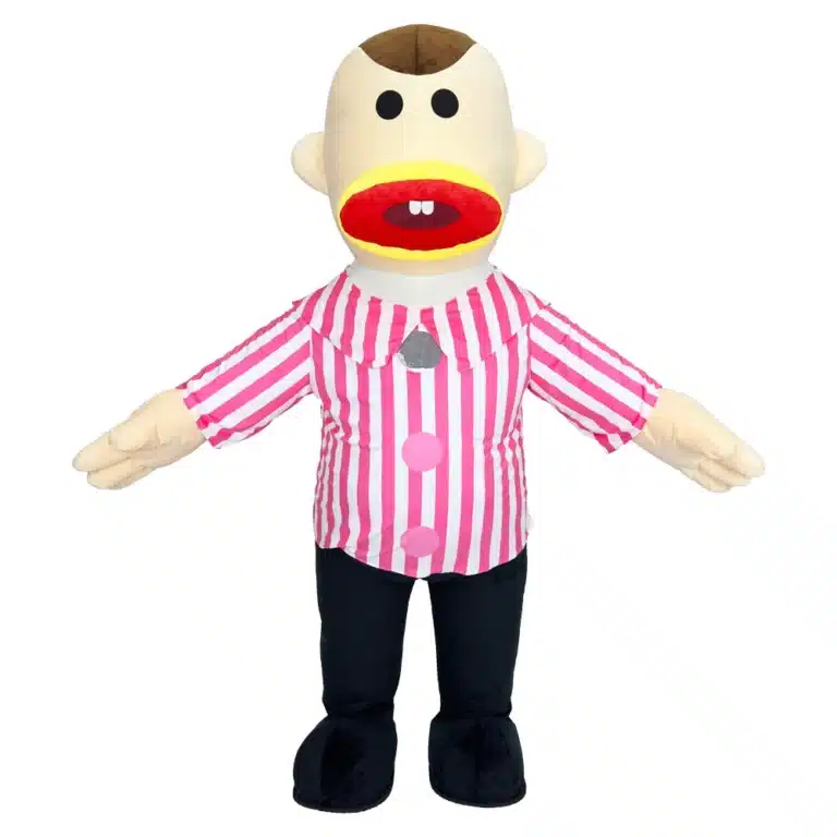Costume gonflable personnage à grande bouche 7