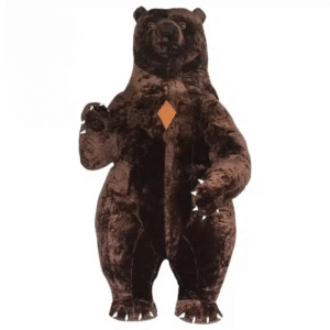 Mascotte ours brun
