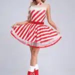 Robe rayée Noël 19