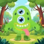 Costume gonflable monstre vert 3