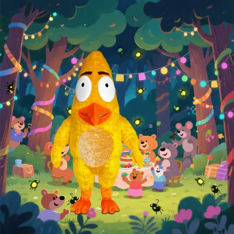 Costume gonflable banane poulet 2