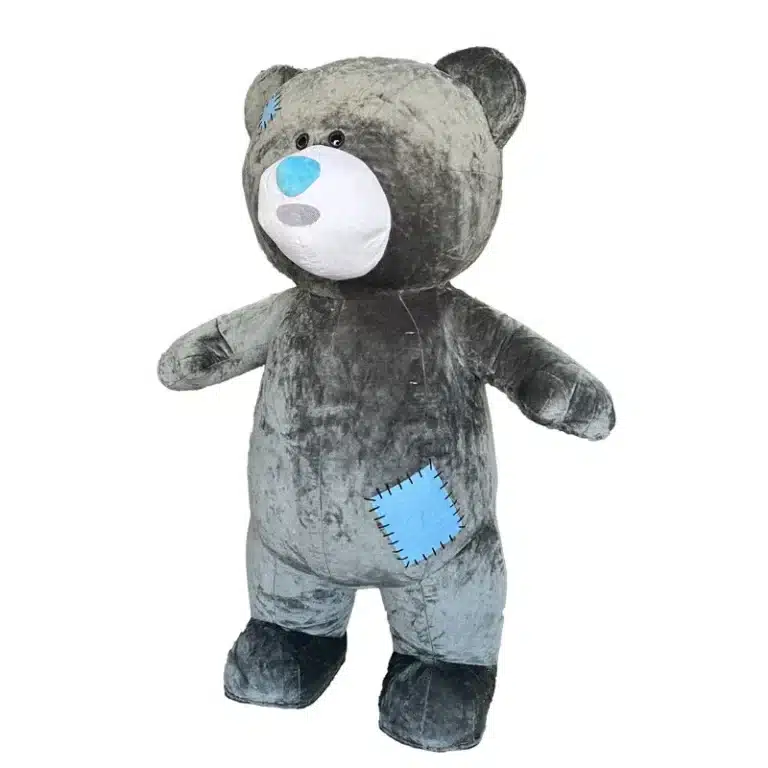 Costume gonflable ours gris 6