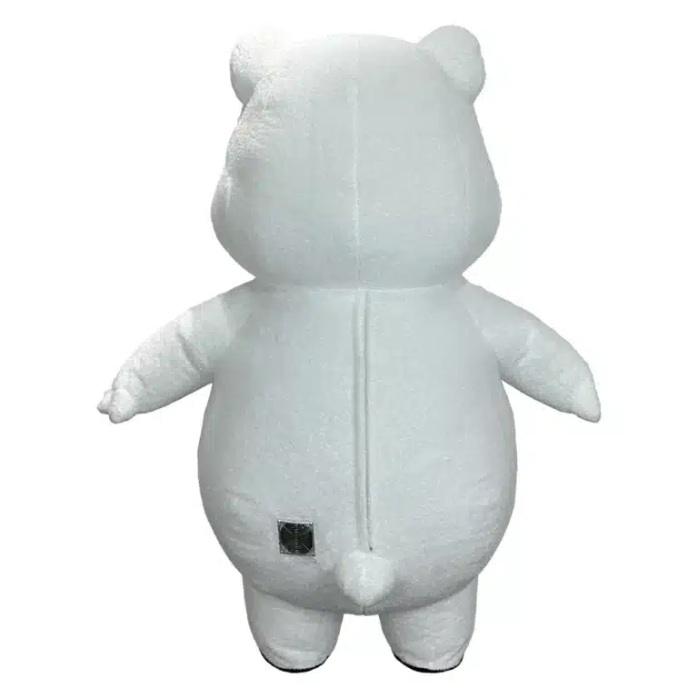 Costume gonflable ours blanc 5
