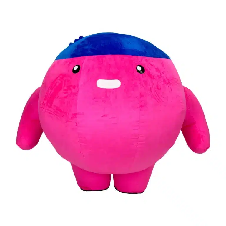 Mascotte gonflable boulle rose 7