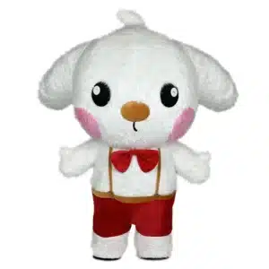 Mascotte gonflable chiot 7