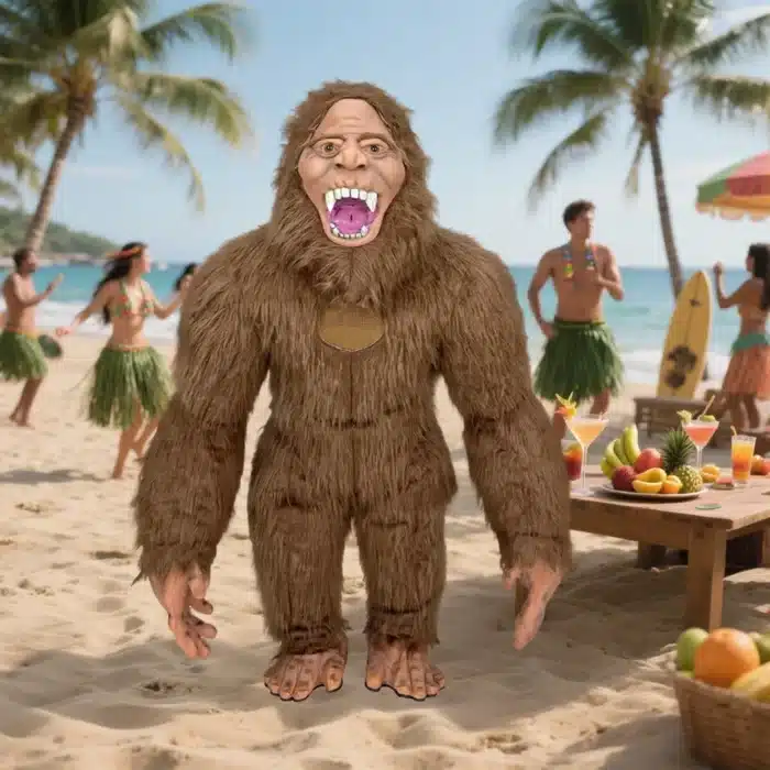 Mascotte homme sauvage 2