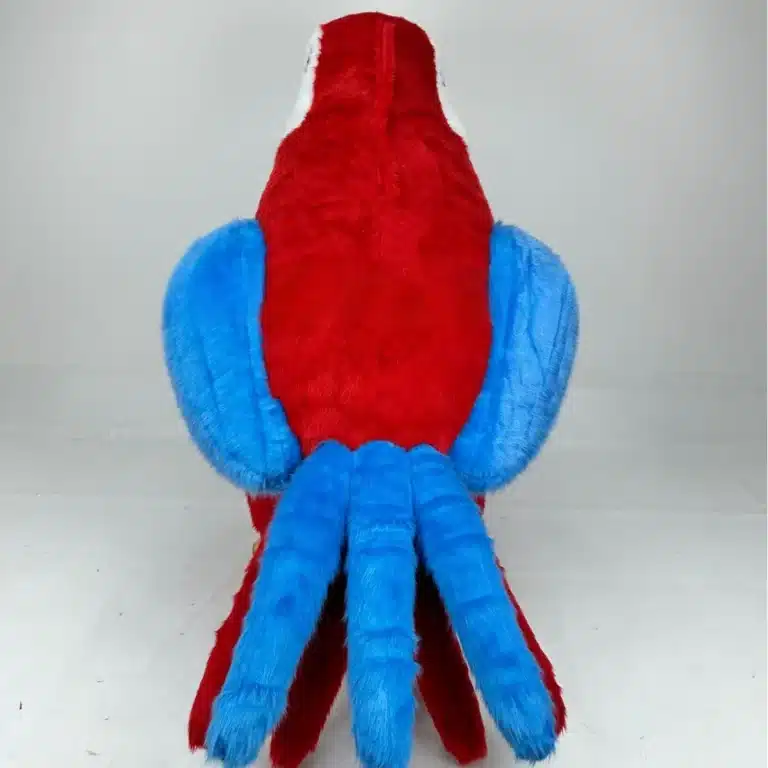 Mascotte gonflable perroquet 5