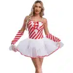 Justaucorps rayé Noël 8