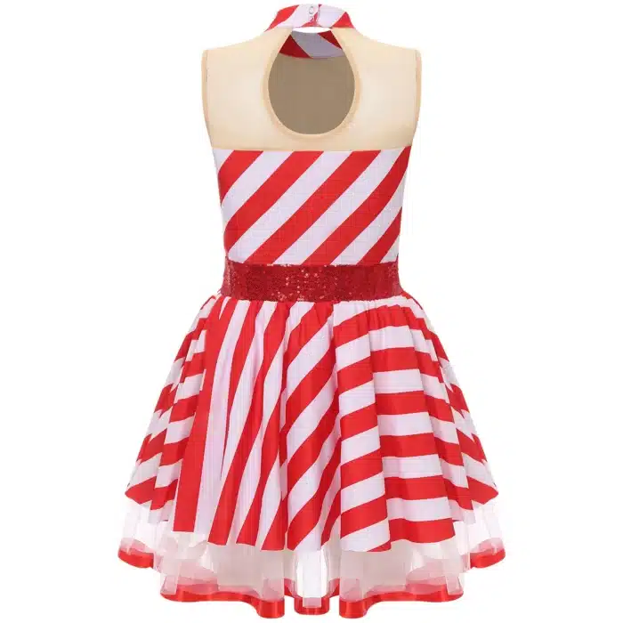 Robe rayée Noël 14