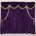 Rideaux en velours scène 7
