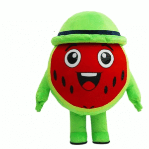 Mascotte gonflable pastèque