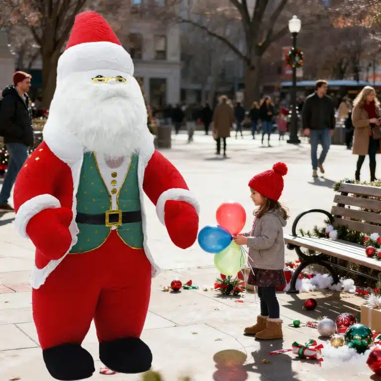 Mascotte Père Noël 3