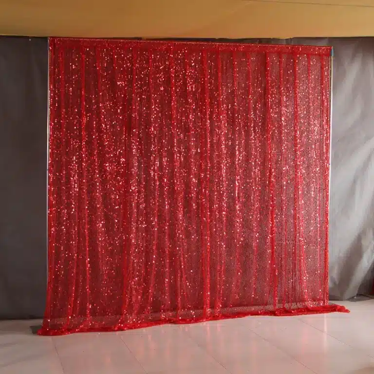 Rideaux de scène à paillettes 2