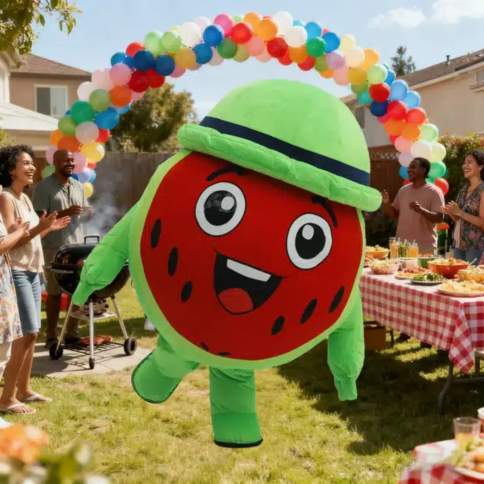 Mascotte gonflable banane 2