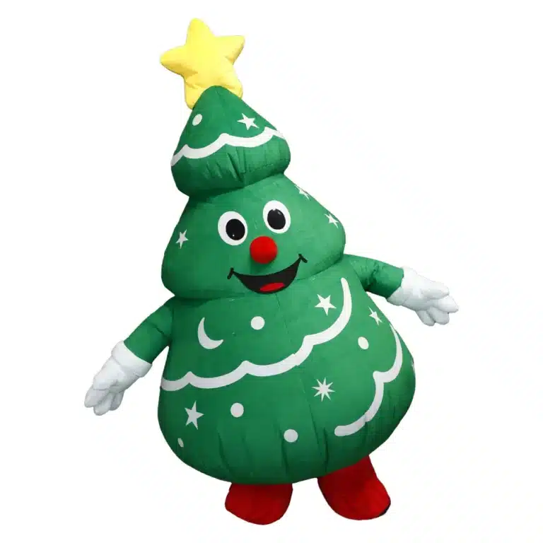 Mascotte gonflable sapin de Noël 8