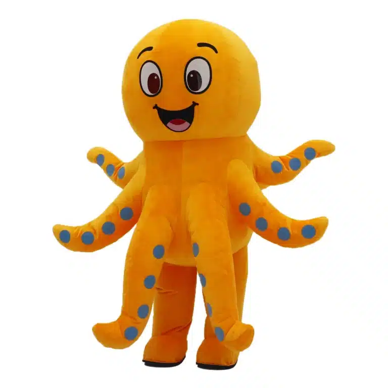 Mascotte gonflable poulpe 8