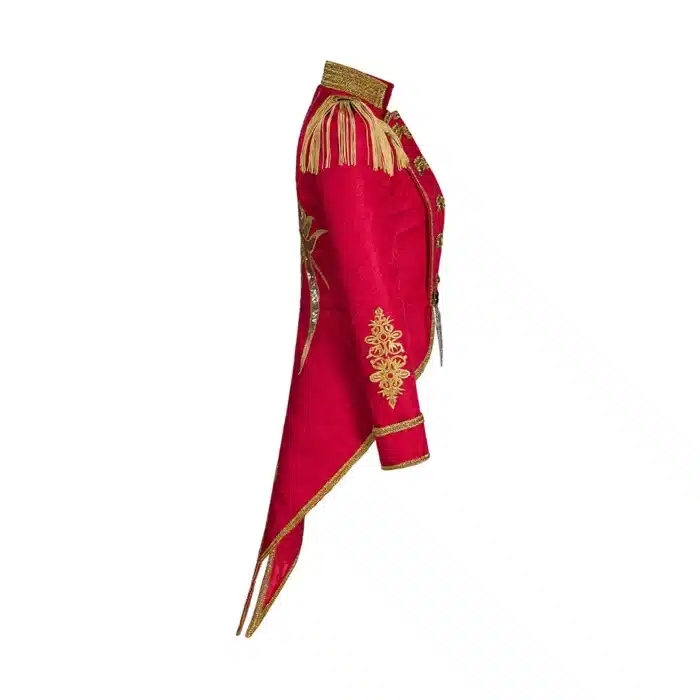 Manteau cirque rouge femme 4
