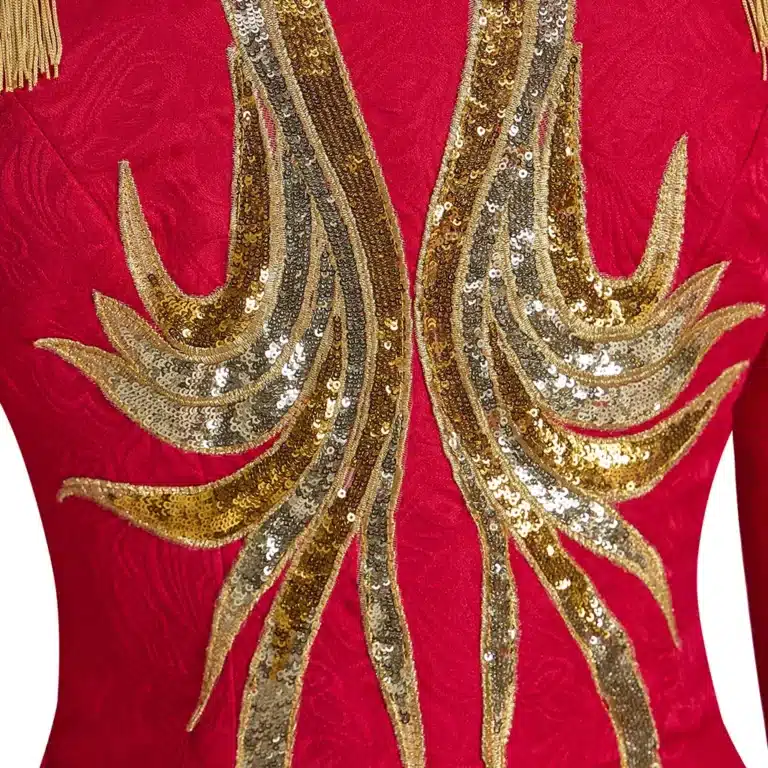 Manteau cirque rouge femme 6