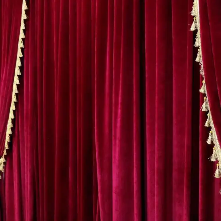 Rideaux en velours scène 6