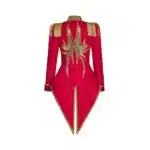 Manteau cirque rouge femme 5