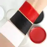 Kit peinture noir, blanc, rouge + 6 pinceaux 2