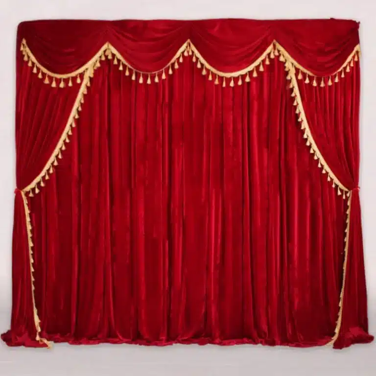 Rideaux en velours scène 2