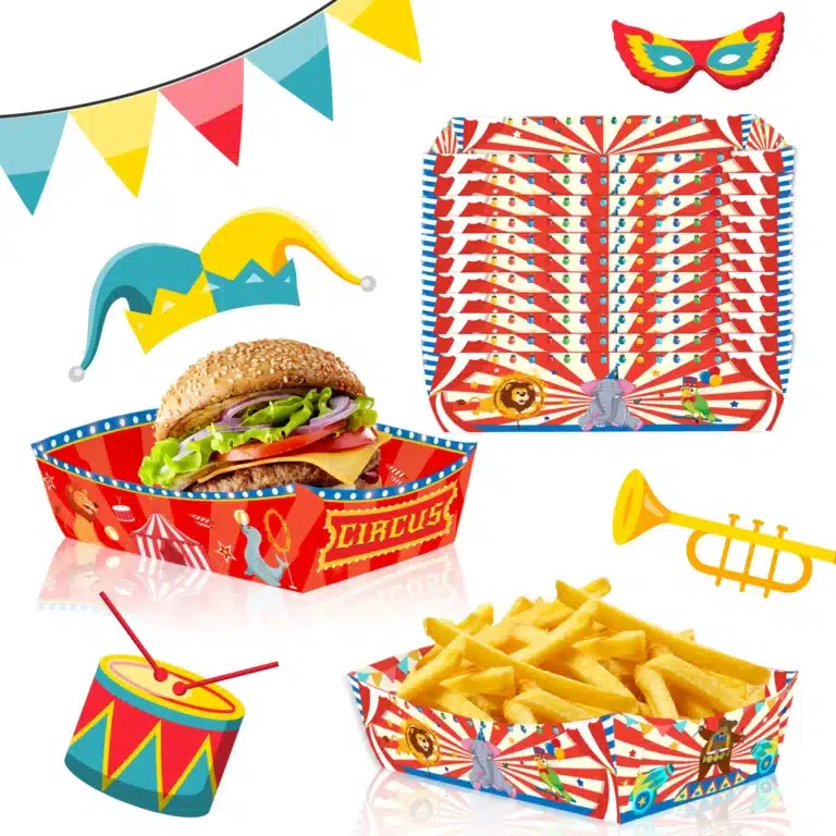 Plateaux alimentaires cirque 6