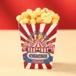 Boîtes à pop-corn cirque (lot de 10) 1