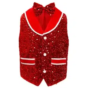 Gilet spectacle enfant paillettes 21