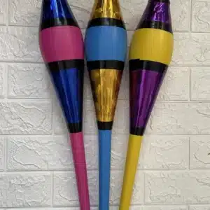 Massues de jonglage décorées 4