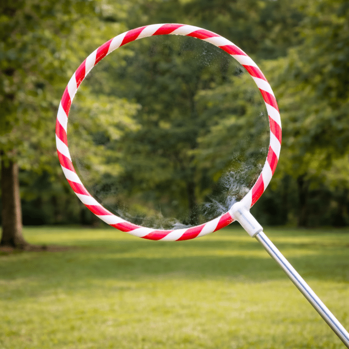 Bâton de bulle coloré en plein air
