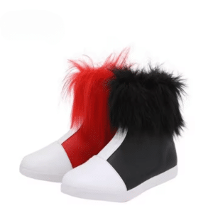 Chaussures de clown à fourrure