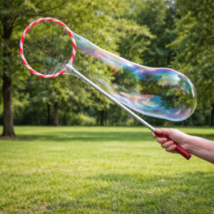 Anneau à bulles avec baguette