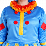 Costume de clown coloré et vif