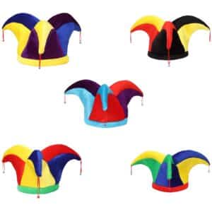 Chapeau de clown à clochettes